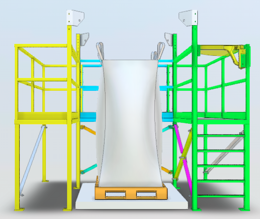 Bigbag Handling Systeem - 3D ontwerp