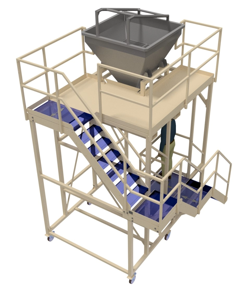 Bigbag naar Zak Systeem - 3D ontwerp