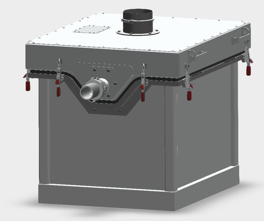 Filtering en opvang van slib uit reactor - 3D ontwerp