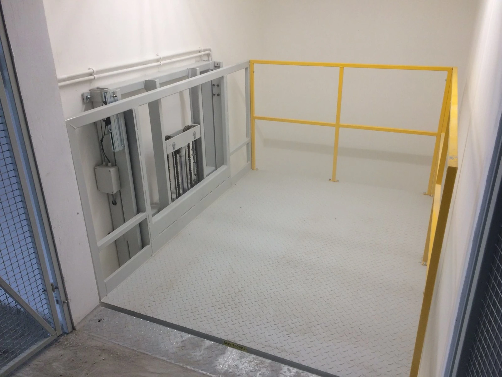 Goederenlift Platform