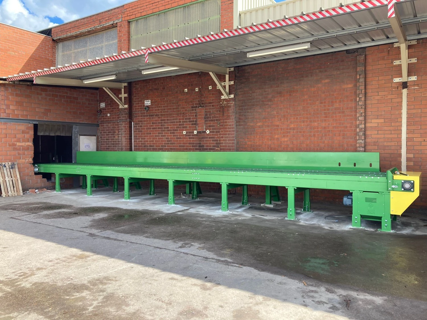 Kettingtransport voor Steenproductie - Realisatie