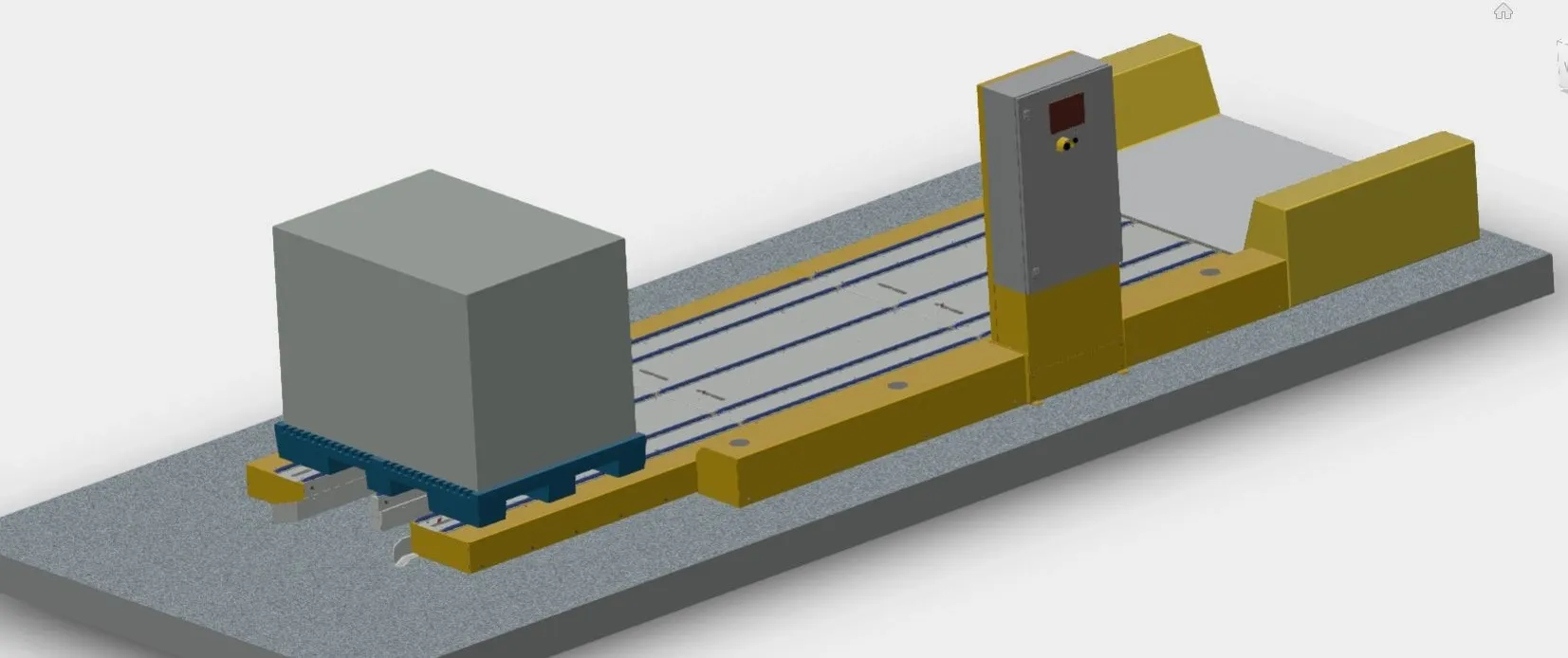 Kettingtransport Systeem - 3D ontwerp