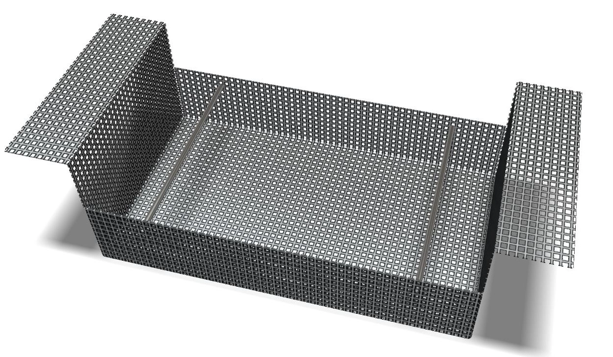 Kolkzeef systeem - 3D ontwerp