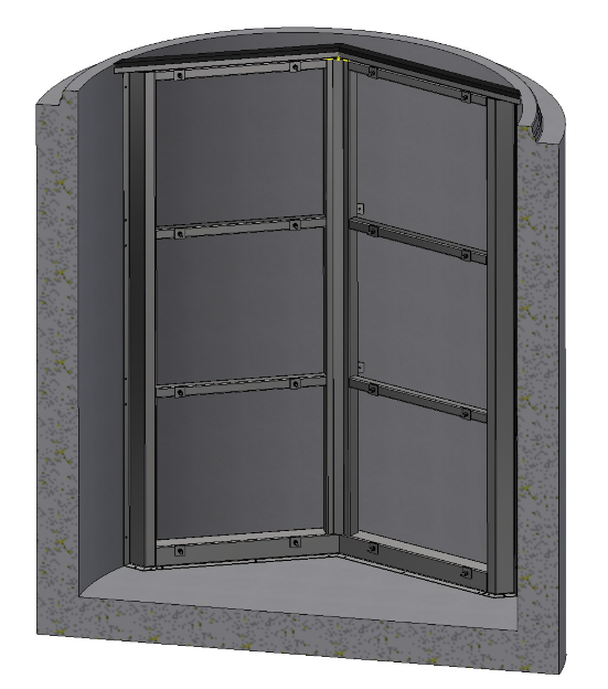 Korrelafscheider in prefabput - 3D ontwerp