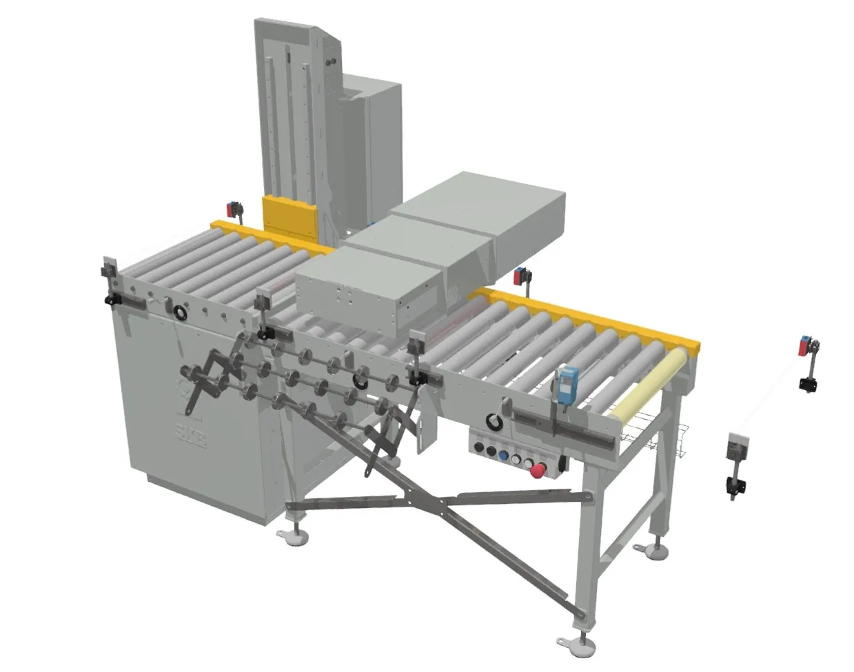 Lift met Rollenbaan - 3D ontwerp