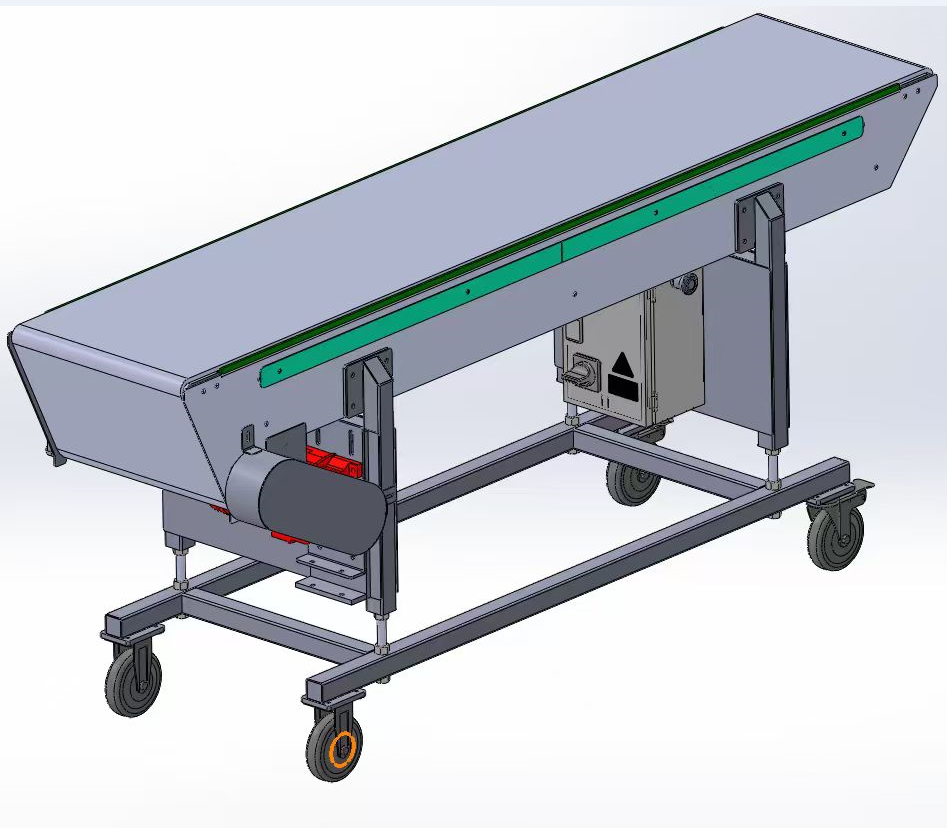Mobiele Transportband - 3D ontwerp