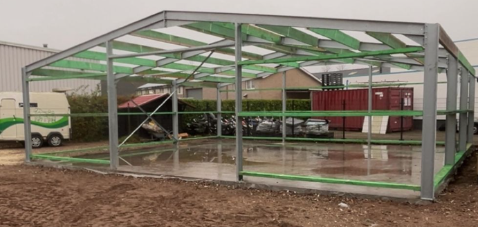 Stalen spantconstructie - Realiteit