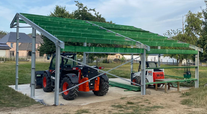 Agrarische spantloods - Realiteit