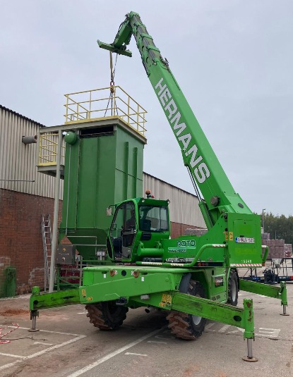 Stofafzuiging kap realisatie 2