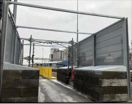 Truck blower station - Realisatie