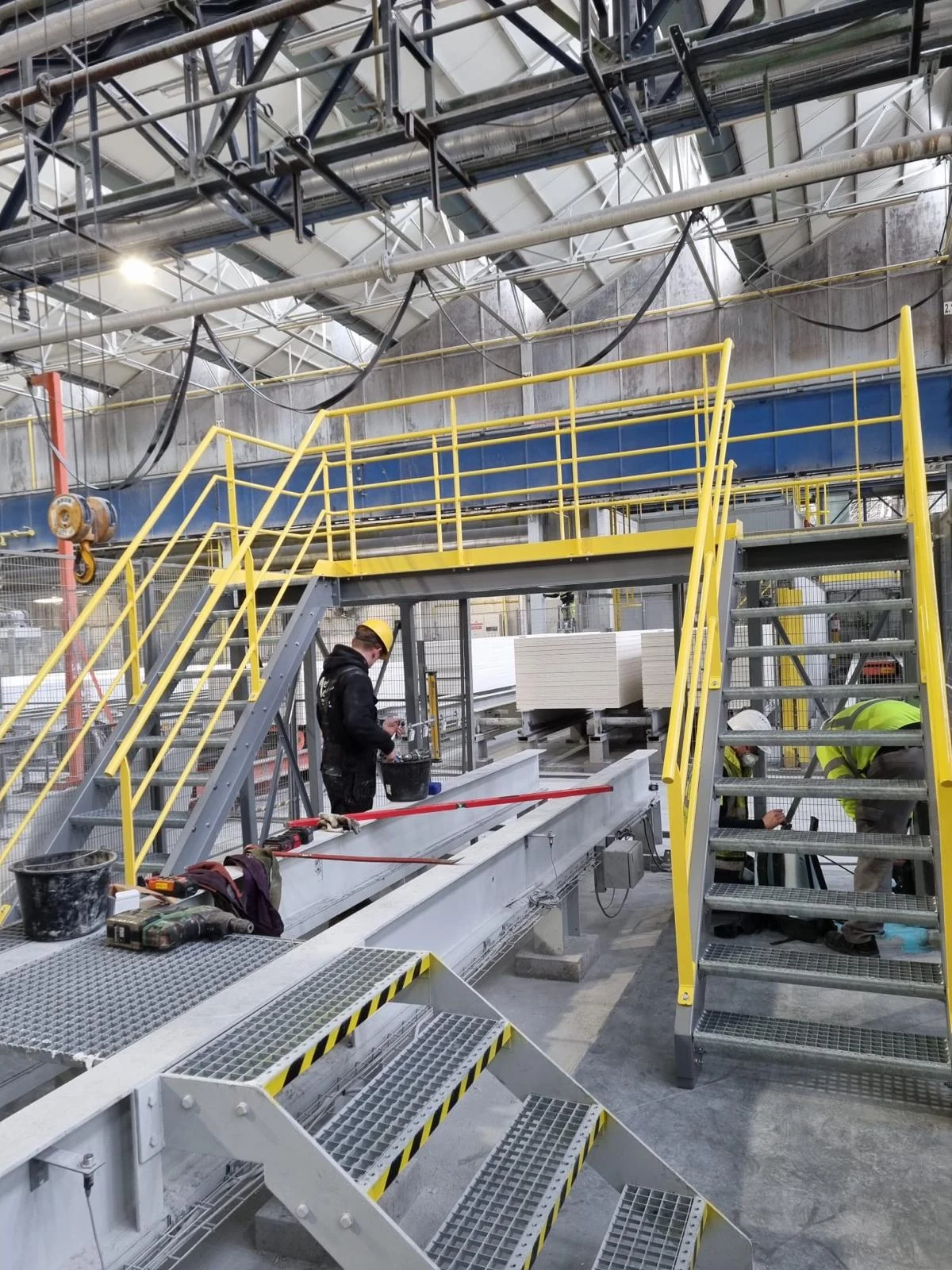 Industriele trapconstructie
