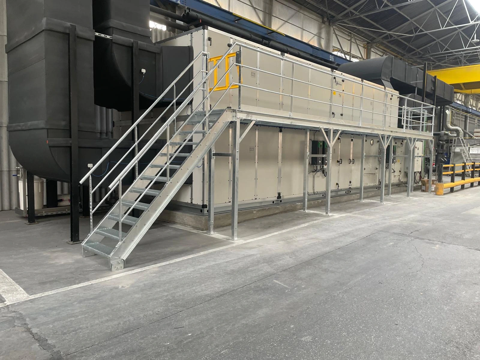 Trappen en bordessen op locatie