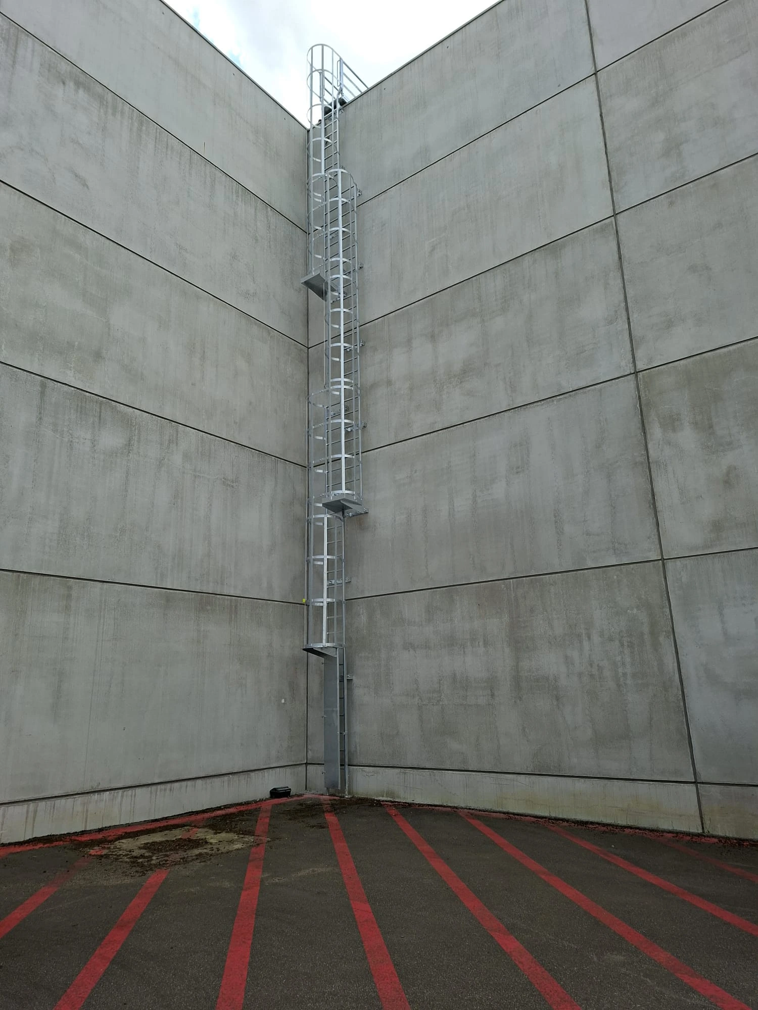 Trapconstructie met leuning